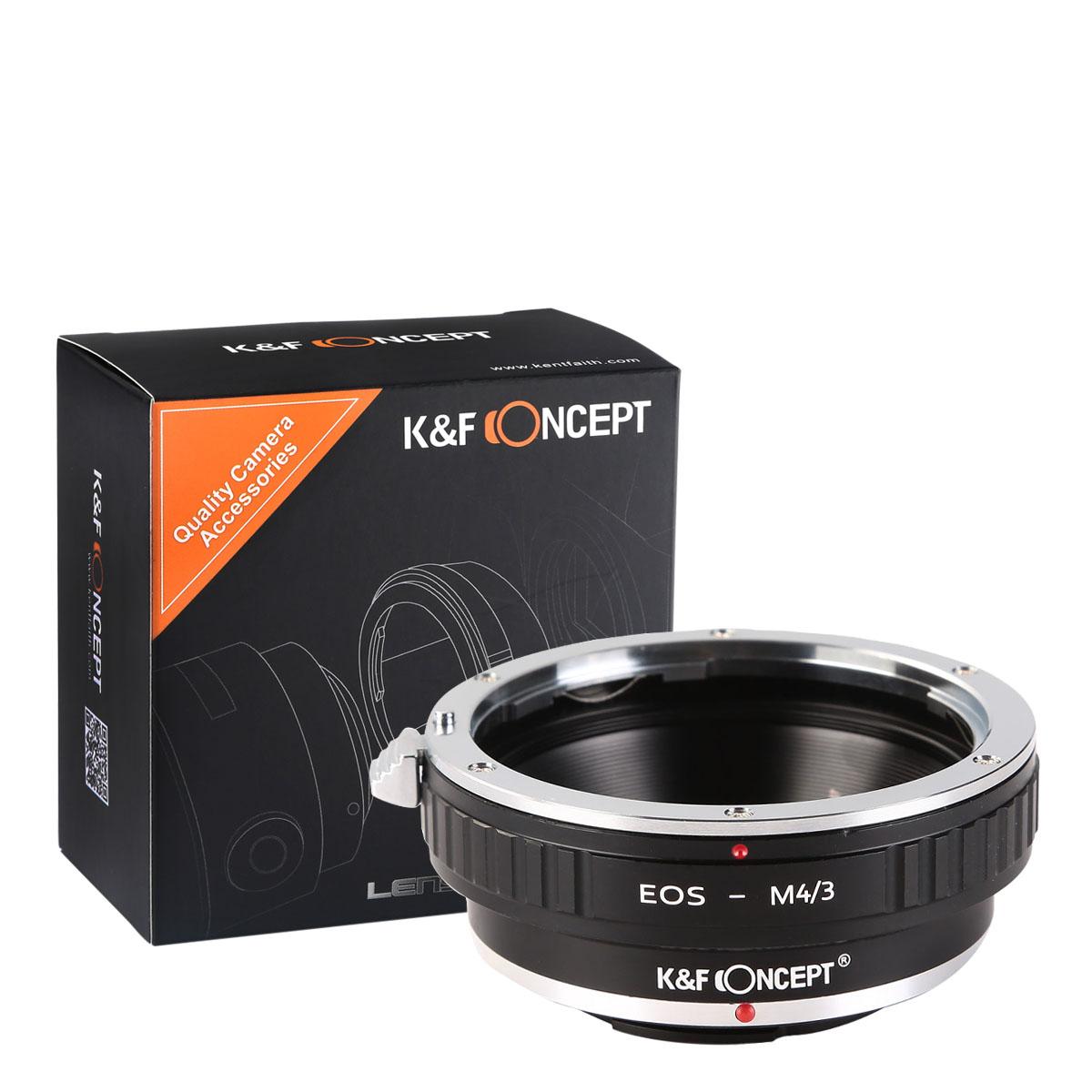 Redukce K&F Concept z objektivu Canon EOS na OLYMPUS micro 4/3