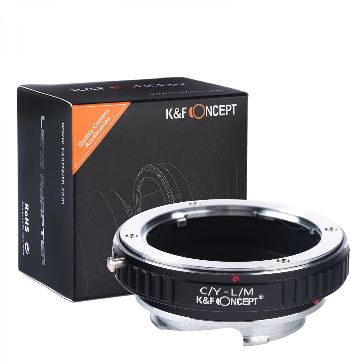 Redukce K&F Concept z Contax/Yashica na Leica M