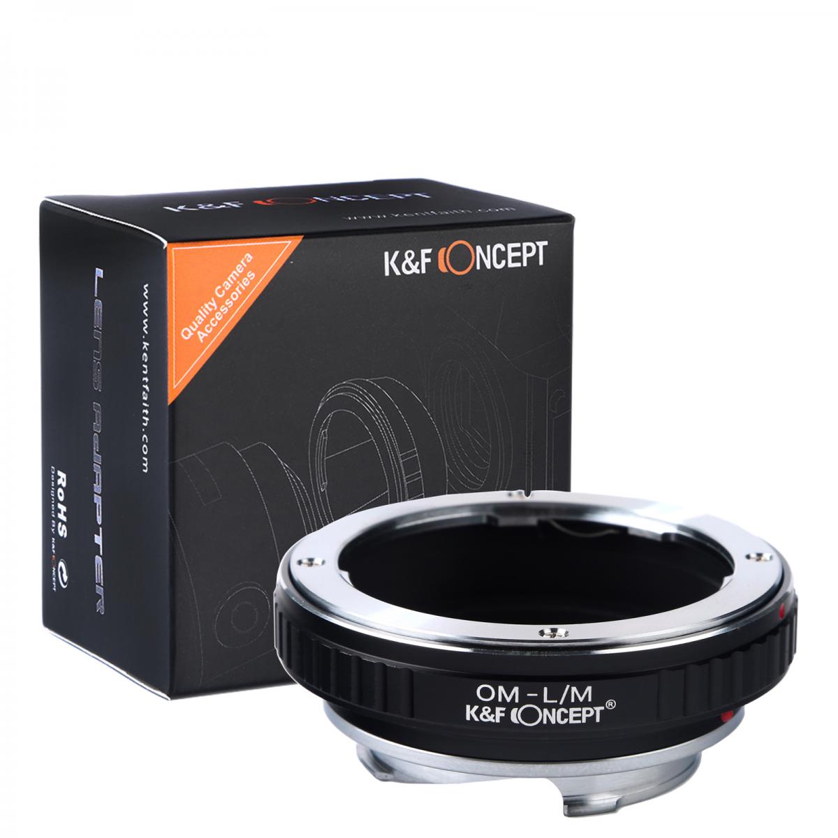 Redukce K&F Concept z OLYMPUS OM na Leica M