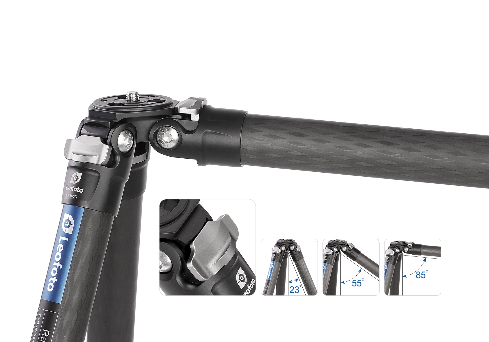 Tripod Leofoto Ranger LS-365C s hlavou PG-1 - Black