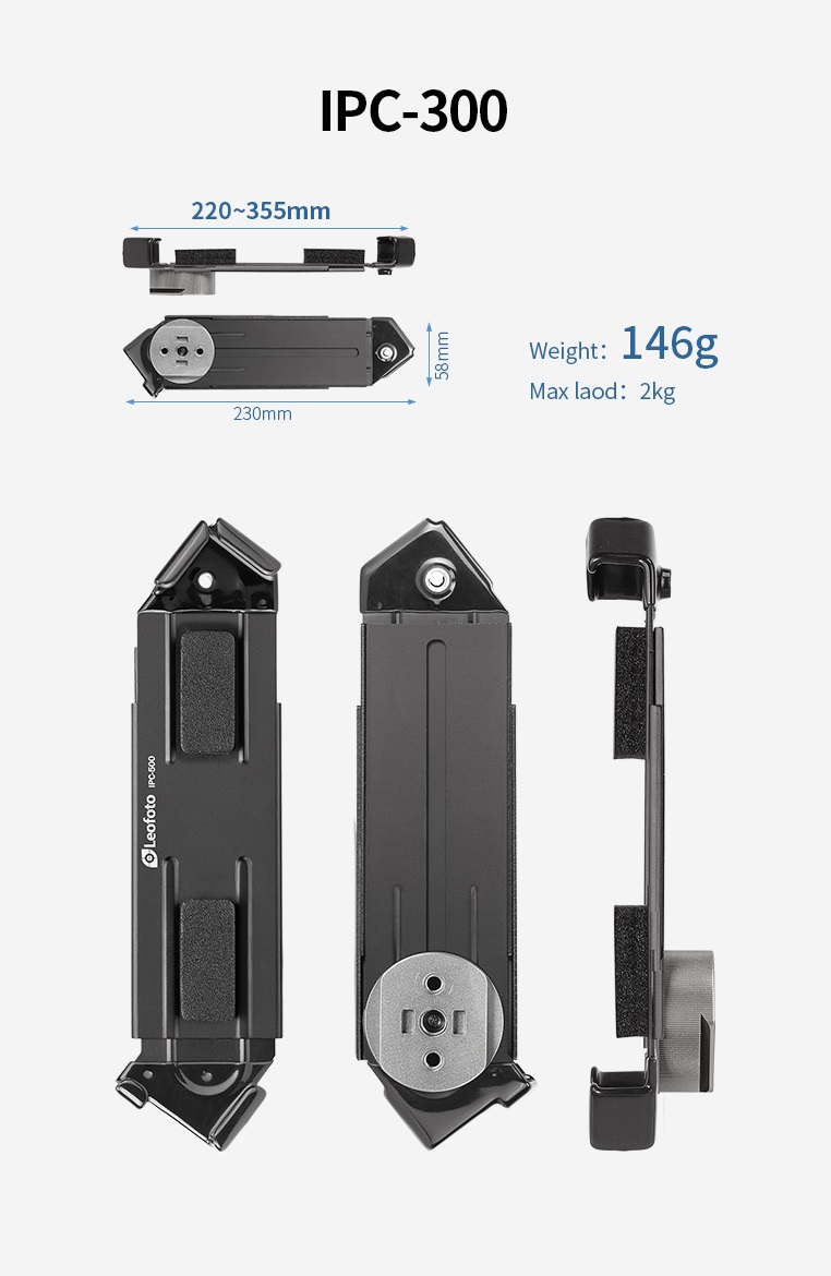 Svorka pro tablet / Ipad Leofoto IPC-300