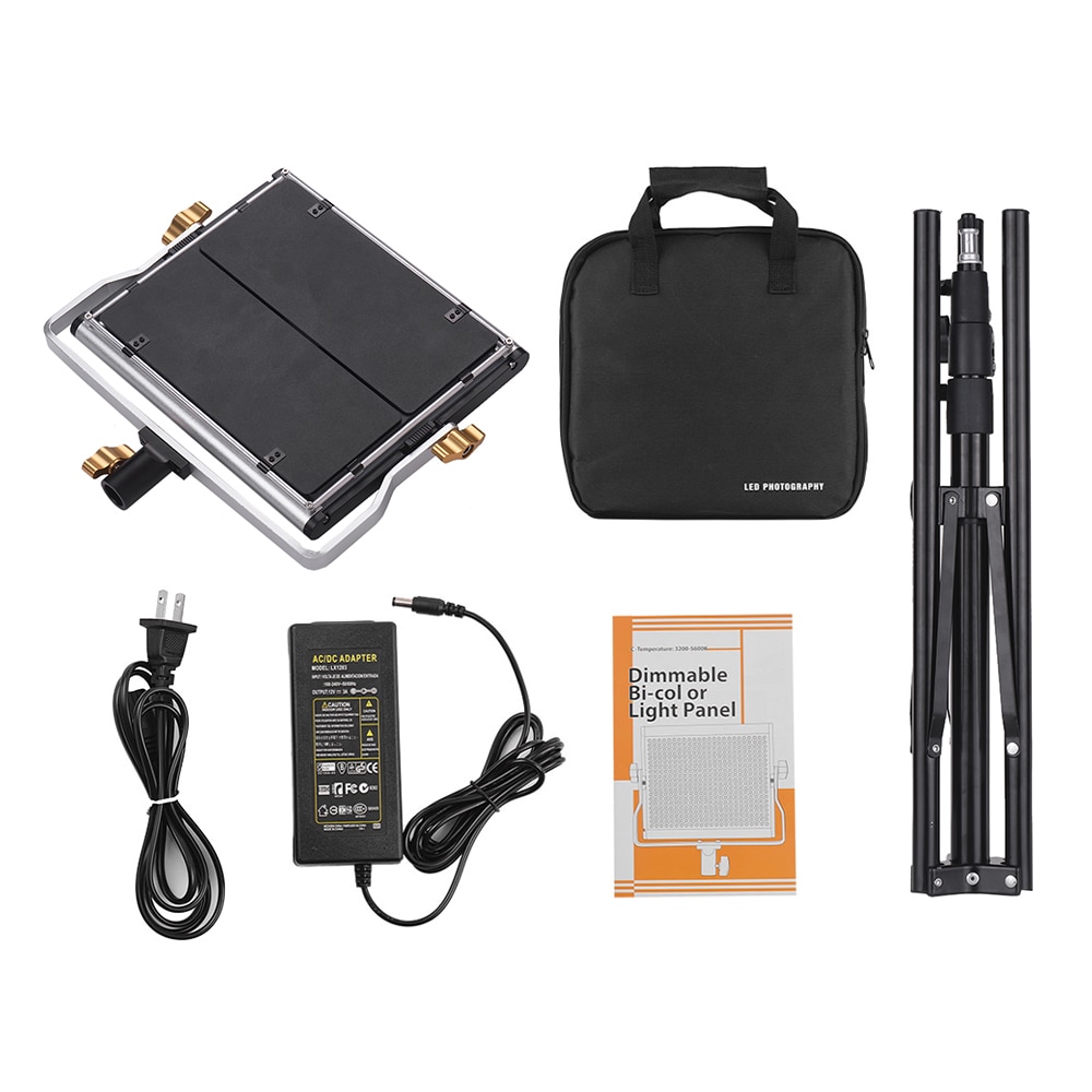 Set výkonného LED světla Andoer 660 a stativu