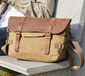 Stylová foto brašna Vagabund Premium khaki