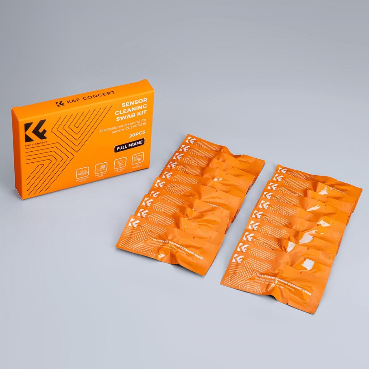 Náhradní hroty / tampóny pro univerzální čistící pero K&F Concept, full frame 20 kusů