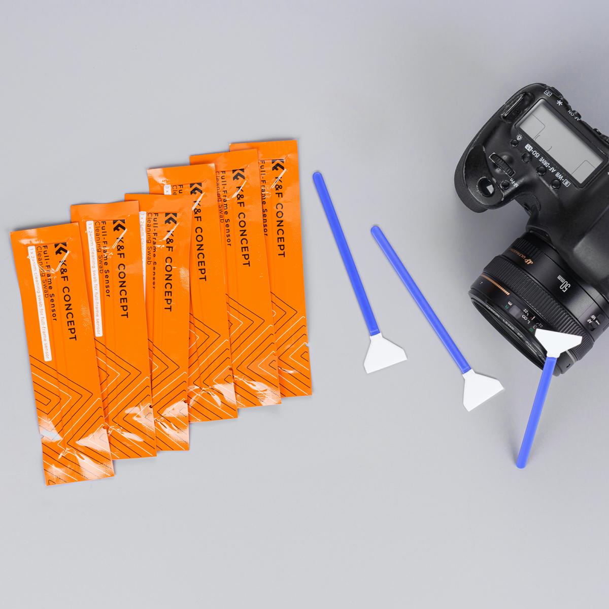 K&F Concept tyčinky na čištění FULL FRAME snímače 10 kusů
