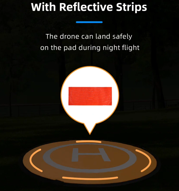 Přistávací plocha pro drony, heliport 55cm