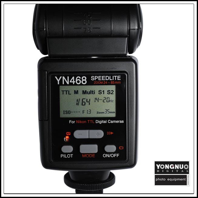 YONGNUO YN468II SPEEDLITE YN-468II elektronický blesk TTL pro Nikon