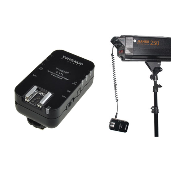 Yongnuo YN-622 C II TTL odpalovač a přijímač blesků pro Canon v jednom