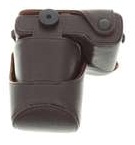 Kožené pouzdro (jako LCS-ELC7B) pro SONY NEX-7 Hnědé