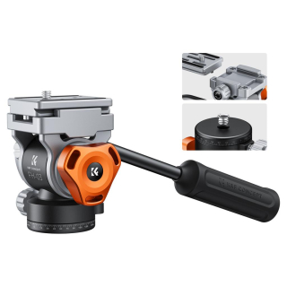 K&F Concept fluidní páková videohlava FH-03