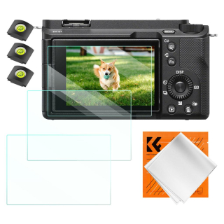 K&F Concept ochranné sklo displeje pro fotoaparáty Sony ZV-E1, A7 IV, A6700, A7CII, 3 kusy v setu s dalším příslušenstvím