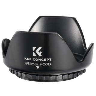 K&F Concept univerzální sluneční clona tulipán, 52mm