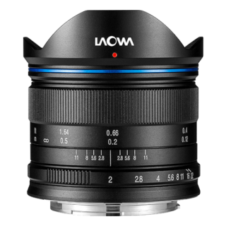 Laowa 7,5 mm f/2 pro MFT černá odlehčená verze pro dron + dárek UV filtr zdarma