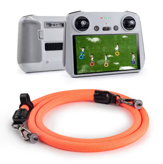 Stylový provazový popruh na krk pro ovladač DJI RC a RC2, oranžový