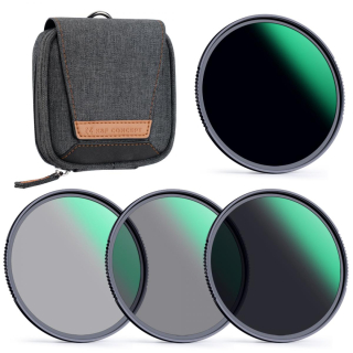 K&F Concept sada ND filtrů Nano-X MRC ND4 + ND8 + ND64 + ND1000 + pouzdro, průměr 58mm