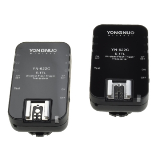 Yongnuo YN-622 C II TTL Radiový set odpalovač a přijímač blesků pro Canon v jednom