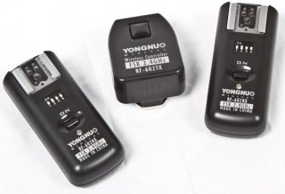 Odpalovač blesků a studiových světel YONGNUO RF-602 set s 2 přijímači