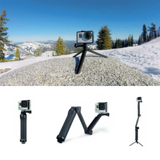 Držák, stativ a selfie tyč v jednom pro kamery GoPro