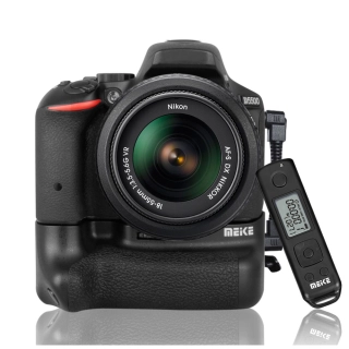 Bateriový grip Meike pro NIKON D5500 pro, Battery grip + časovací spoušť