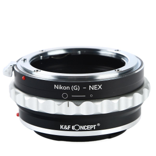 Redukce K&F Concept z objektivu Nikon G (Ai) na SONY E