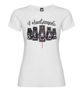 Dámské fotografické tričko PHOTOGRAPHER T-SHIRTS Limited v8 bílé