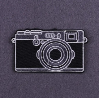 Fotografická nažehlovací nášivka fotoaparát v8
