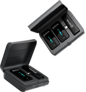 Bezdrátový mikrofonní systém BY-XM6-K5 - 2.4GHz Dual-channel Wireless Microphone Type-C devices 1+1 w/ charging box