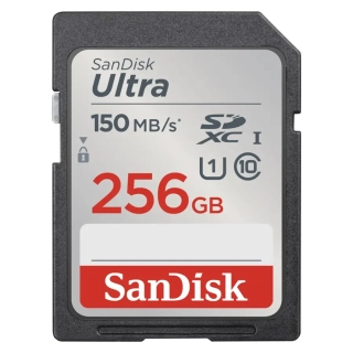 SanDisk Ultra 256GB SDXC Memory Card 150MB/s