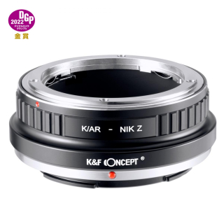 Redukce K&F Concept z objektivu Konica AR na Nikon Z