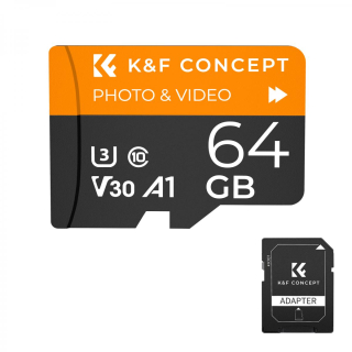 K&F CONCEPT microSDHC 64 GB 95 MB/s Class 10 V30