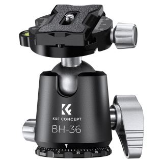 Precizně zpracovaná stativová hlava K&F Concept BH-36