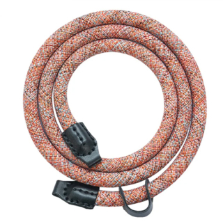 Prémiový provazový, kulatý retro foto popruh červený s možností rychlého odepnutí 