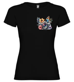 Dámské fotografické tričko PHOTOGRAPHER T-SHIRTS Limited v16 černé