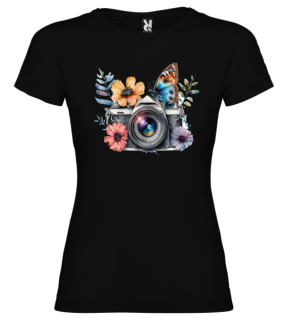 Dámské fotografické tričko PHOTOGRAPHER T-SHIRTS Limited v17 černé