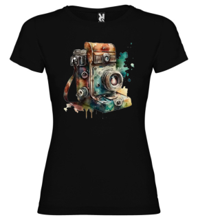 Dámské fotografické tričko PHOTOGRAPHER T-SHIRTS Limited v19 černé