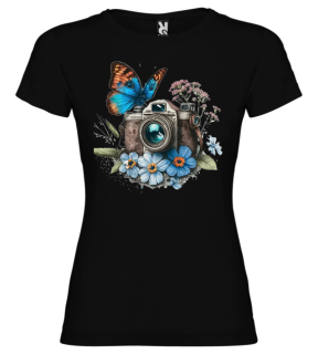 Dámské fotografické tričko PHOTOGRAPHER T-SHIRTS Limited v20 černé