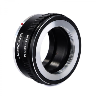 Redukce K&F Concept z objektivu M42 na CANON EOS M