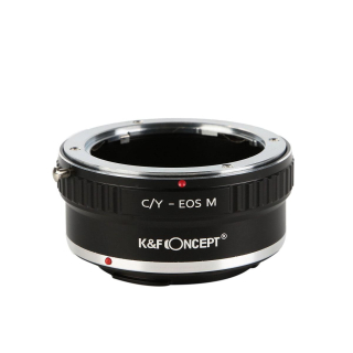 Redukce K&F Concept z objektivu Contax/Yashica na CANON EOS M