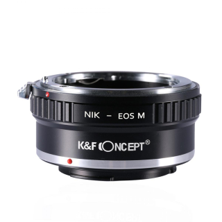 Redukce K&F Concept z objektivu Nikon Ai na CANON EOS M