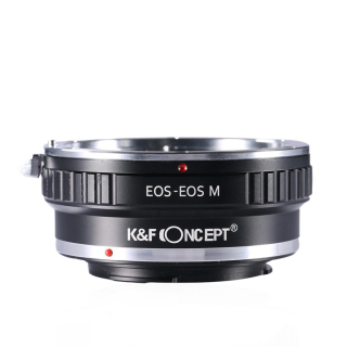 Redukce K&F Concept z objektivu Canon EOS na CANON EOS M
