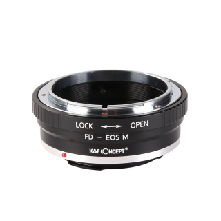 Redukce K&F Concept z objektivu Canon FD na CANON EOS M
