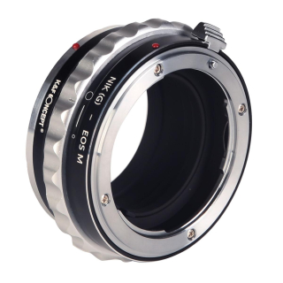 Redukce K&F Concept z objektivu Nikon G na CANON EOS M 