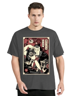 Fotografické tričko PHOTOGRAPHER Samurai T-SHIRTS Limited v25 šedé