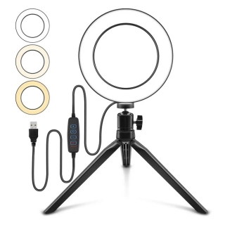 Kruhové světlo 160mm s malým stativem