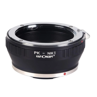 Redukce K&F Concept z objektivu Pentax K na Nikon 1