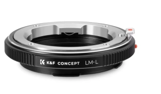 Redukce K&F Concept z objektivu Leica M mount na LEICA L