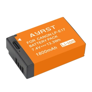 Akumulátor LP-E17, USB-C pro Canon 1800mAh