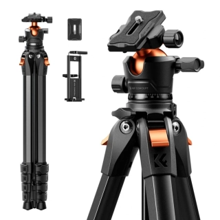 K&F Concept A305A3+BH-40 Kompaktní hliníkový stativ 185 cm