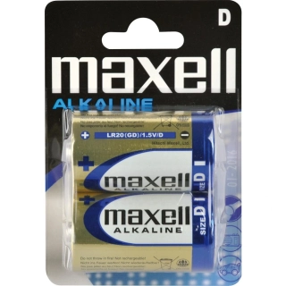LR20 monočlánek velikost D Maxell, 2 kusy