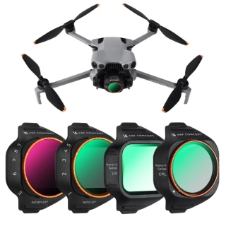 K&F Concept Sada CPL, VND a UV filtrů pro DJI Mini 5 Pro, 4 kusy